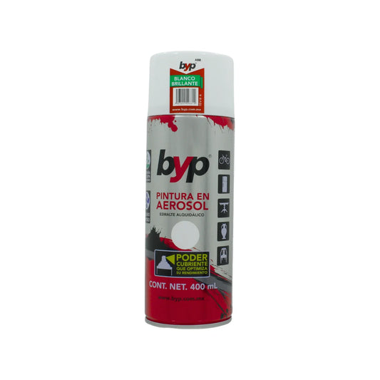 Pintura blanco brillante 400 ml Byp ABB