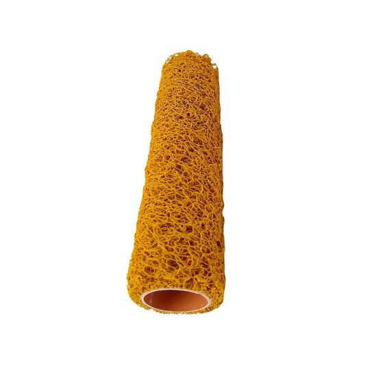 Repuesto de rodillo texturizador goop de 9" color amarillo para efectos decorativos en pintura