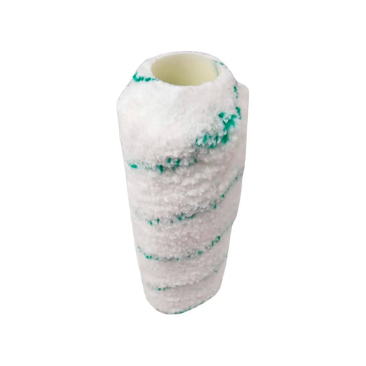 Repuesto rodillo pintura microfibra 9"x3/4" antigoteo blanco con rayas verdes