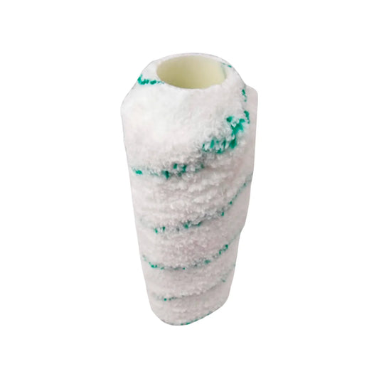 Material microfibra.,Ideal para acabados finos.,Retiene más pintura y no permite que se desperdicie.,Con su pelo un poco más largo permite que la pintura entre muy bien sobre las cavidades del relieve de la pared.