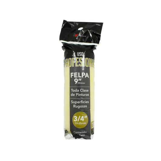 Felpa mohair, fabricada para el uso especial de barnices, epóxico y esmaltes.,Cuenta con un núcleo de dos capas de polipropileno, lo que brinda una calidad profesional y un mejor acabado al momento de trabajar.,Superficies lisas.,Reutilizables.