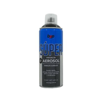 Lata de 400 ml - 400 g,Esmalte acrílico de alto brillo y secado rápido.,Protege contra la oxidación.,Ideal para proteger y pintar artículos decorativos, ventanearía, vehículos, plásticos, metales, etc.,Venta, solo en tienda física.