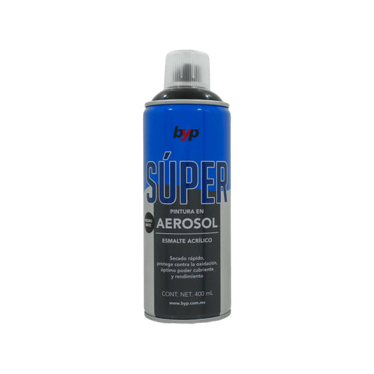 Lata de 400 ml - 400 g,Esmalte acrílico de alto brillo y secado rápido.,Protege contra la oxidación.,Ideal para proteger y pintar artículos decorativos, ventanearía, vehículos, plásticos, metales, etc.,Venta, solo en tienda física.