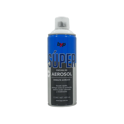 Lata de 400 ml - 400 g,Esmalte acrílico de alto brillo y secado rápido.,Protege contra la oxidación.,Ideal para proteger y pintar artículos decorativos, ventanearía, vehículos, plásticos, metales, etc.,Venta, solo en tienda física.