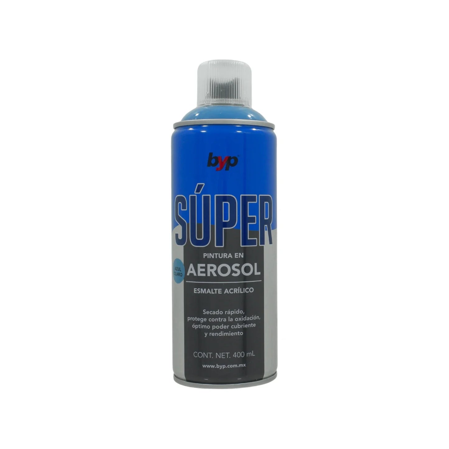 Pintura azul claro acrílico 400 ml Byp Súper AACS00