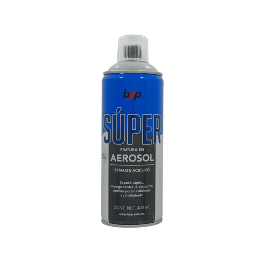Lata de 400 ml - 400 g,Esmalte acrílico de alto brillo y secado rápido,Protege contra la oxidación,Ideal para proteger y pintar artículos decorativos, ventanearía, vehículos, plásticos, metales, etc.,Venta, solo en tienda física.