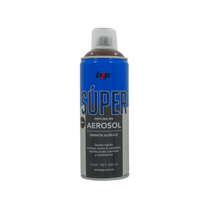 Pintura marrón acrílico 400 ml Byp Súper AMAS00