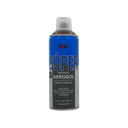 Lata de 400 ml - 400 g,Esmalte acrílico de alto brillo y secado rápido.,Protege contra la oxidación.,Ideal para proteger y pintar artículos decorativos, ventanearía, vehículos, plásticos, metales, etc.,Venta, solo en tienda física.