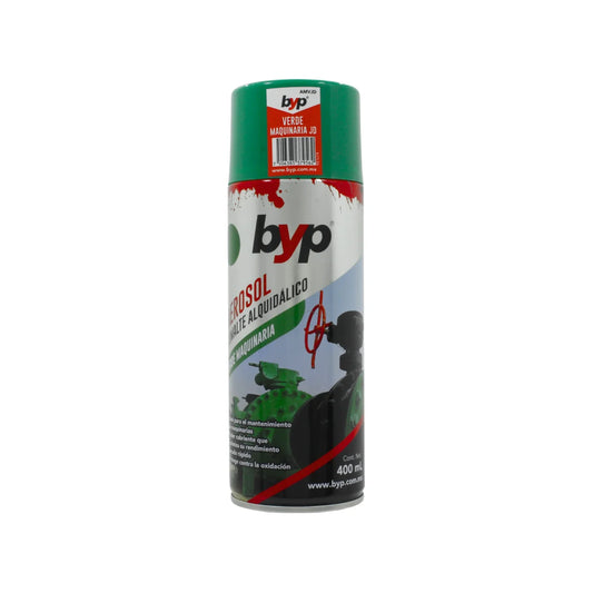 Pintura verde maquinaria 400 ml Byp