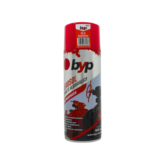 Pintura rojo maquinaria 400 ml Byp