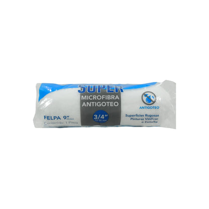 Repuesto para rodillo 9"x3/4" microfibra antigoteo Byp FMFS0029