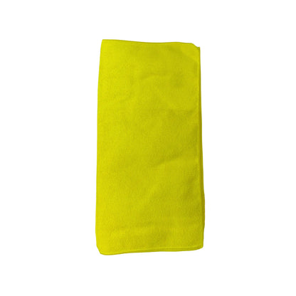 Paño de microfibra amarillo para limpieza multiusos en hogar y coche, absorbente y suave