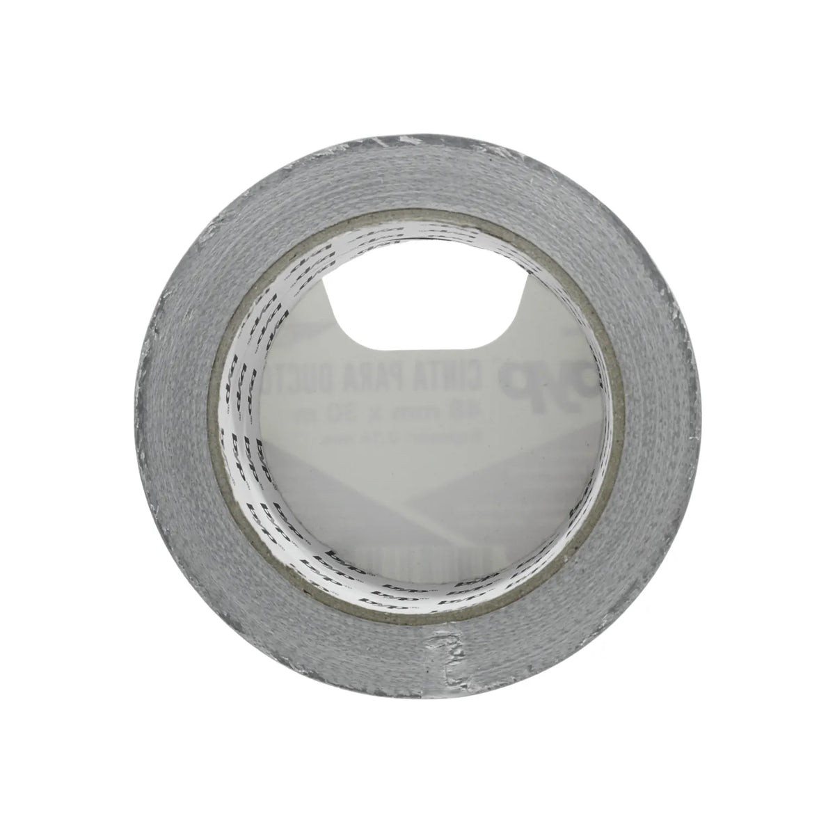 Cinta ducto plateada marca BYP de alta resistencia para reparaciones generales y sellado industrial.