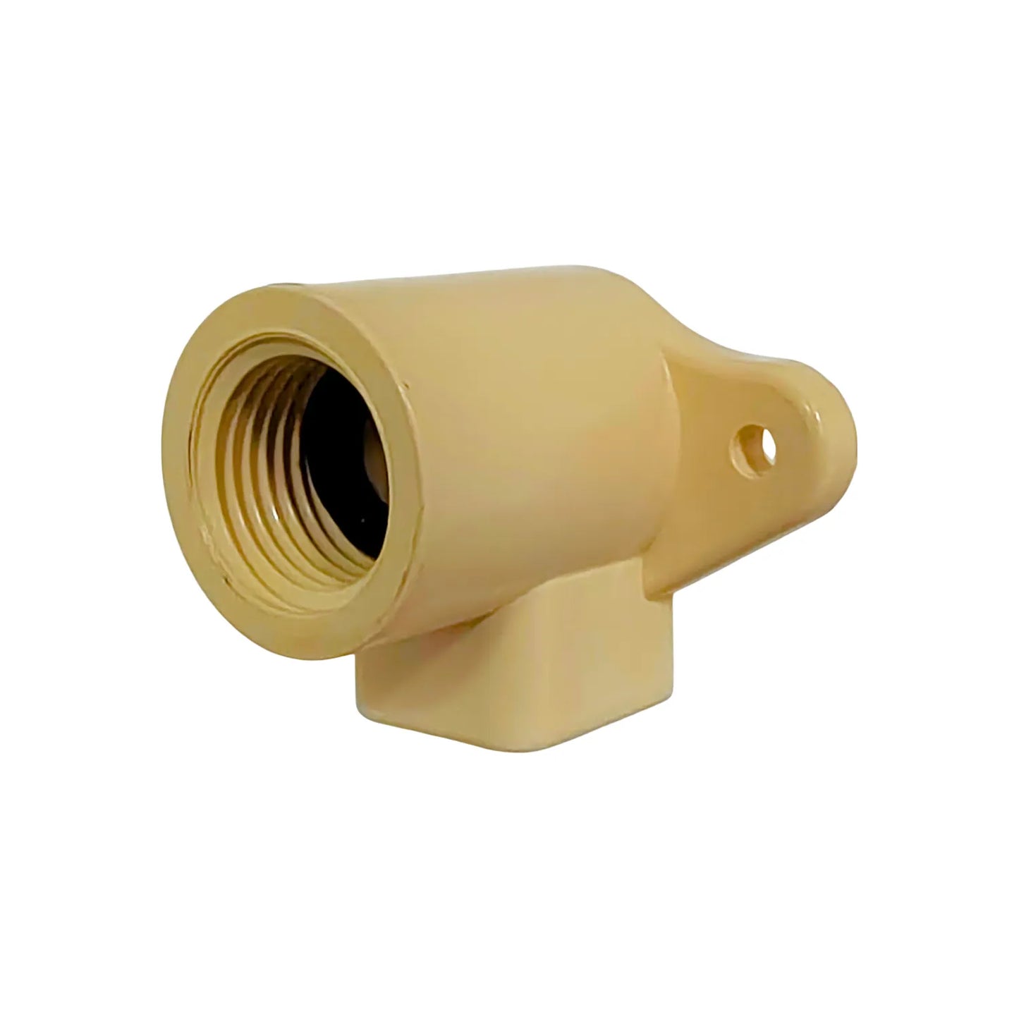 Codo de pared roscado hembra de CPVC beige para tuberías de agua potable