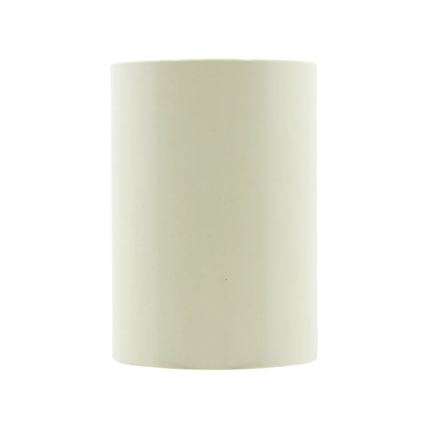 Cople CPVC 1/2" (13 mm) para uniones de tubería de agua, color crema.