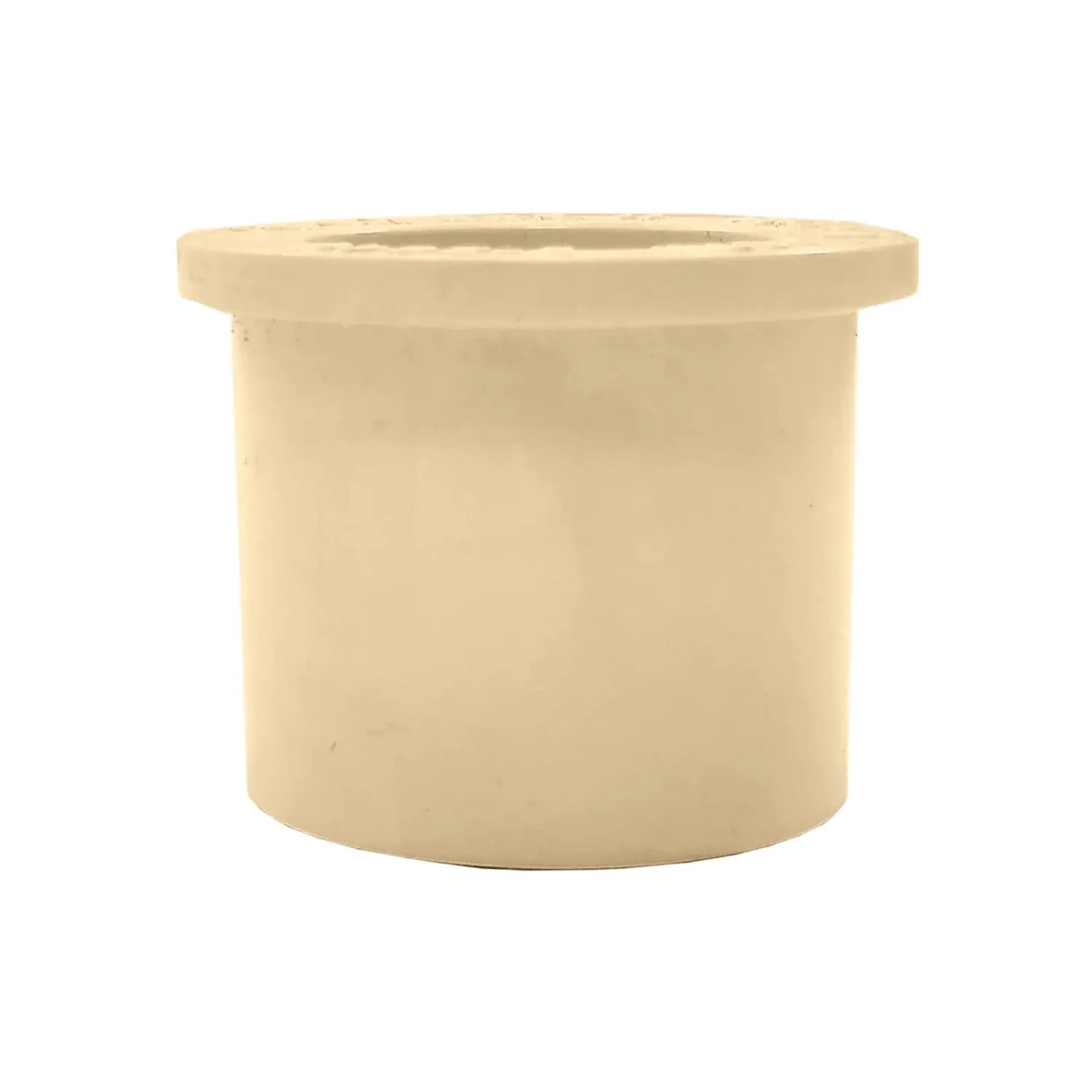 Reducción bushing CPVC beige 1" x 3/4" para conexión de tuberías de plomería