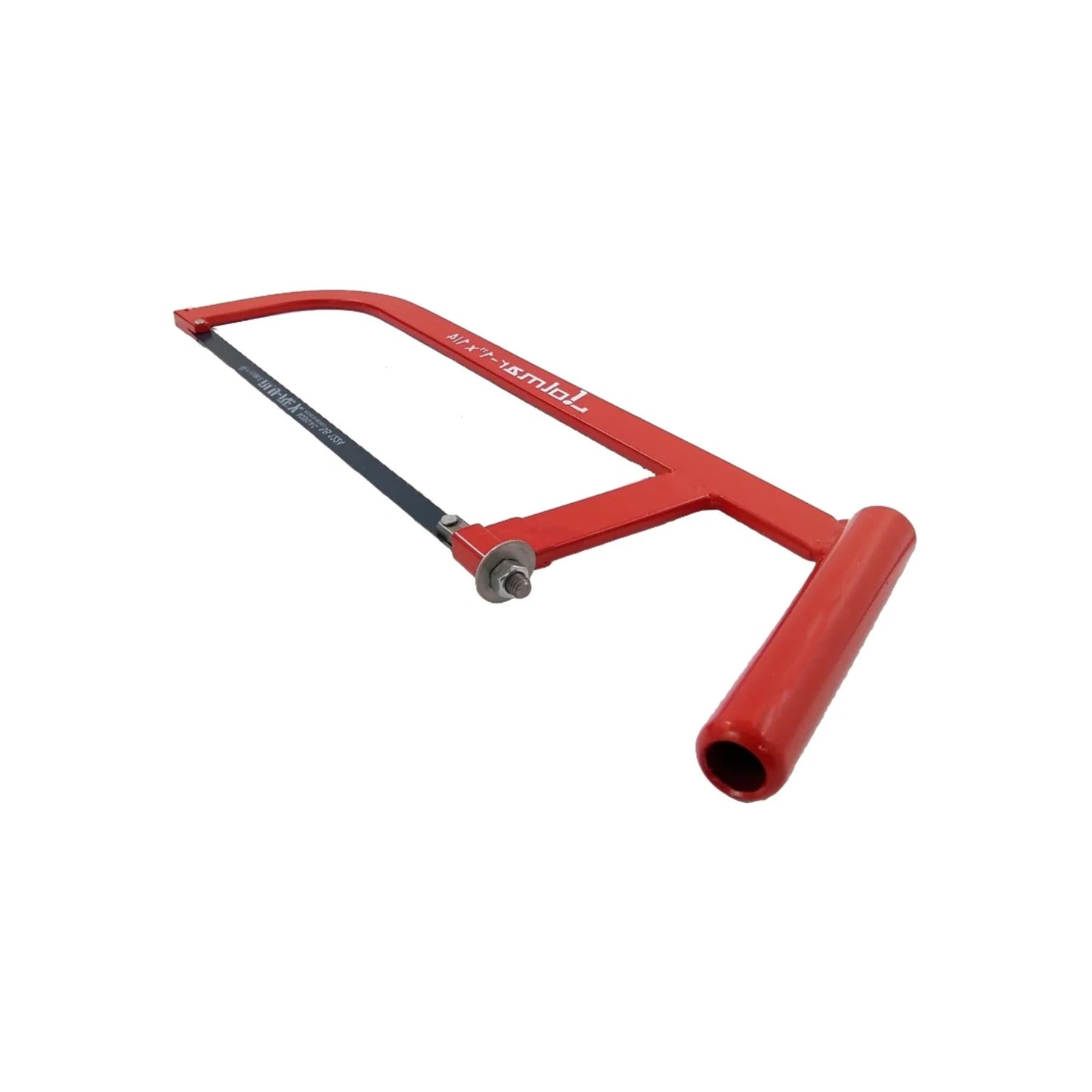 Arco con segueta Jolmar rojo, medida 1/4"x1", para corte manual de metal y plásticos.