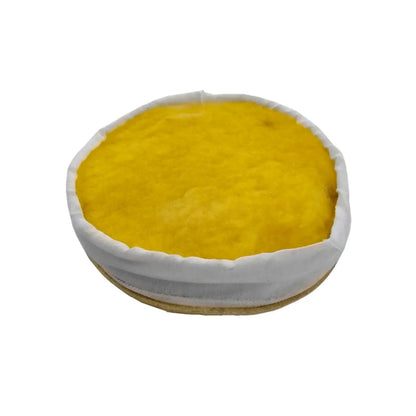 Disco pulidor de lana de oveja natural con respaldo de velcro para pulidoras orbitales, diámetro circular