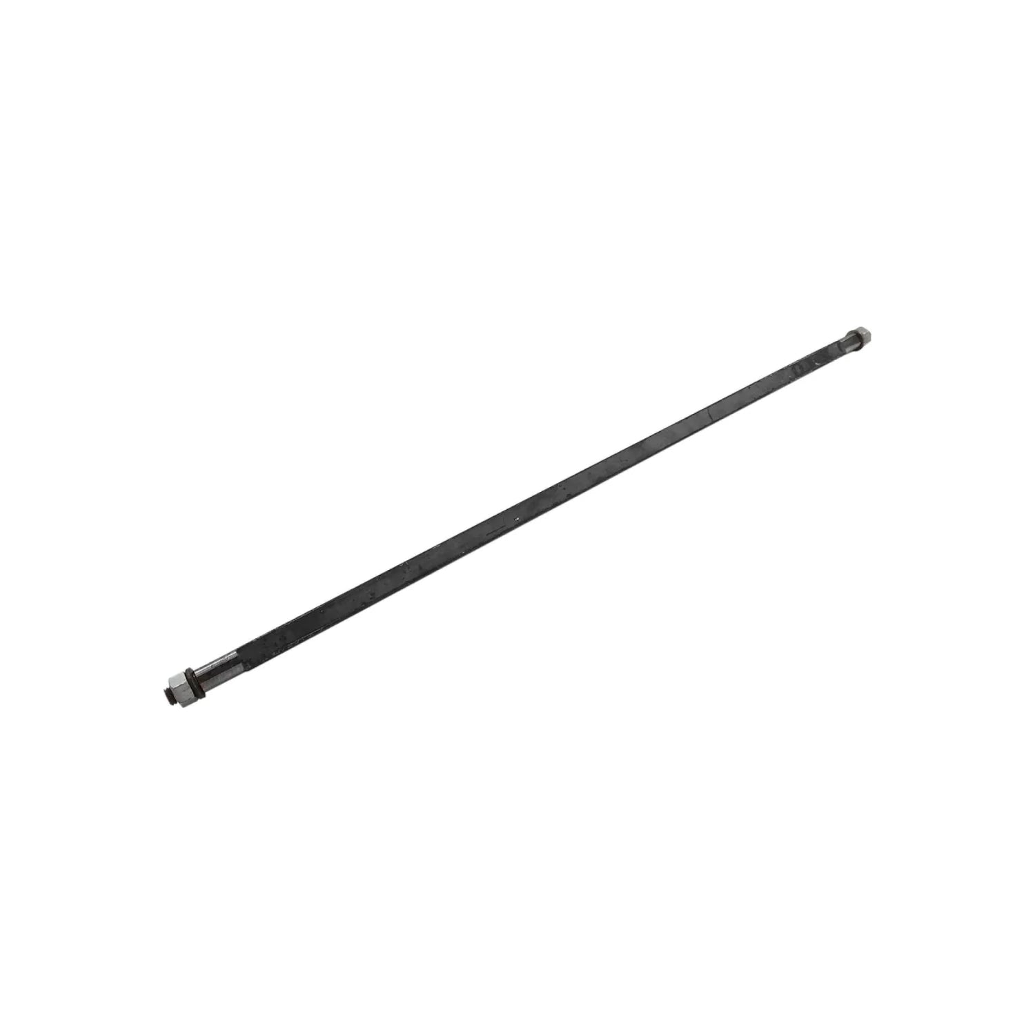 Eje de metal para diablo 70 cm con 2 baleros de 5/8 pulgadas, accesorio para carretillas