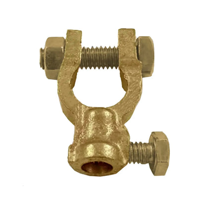 Terminal de batería para automóvil de bronce con pernos de sujeción, conector reforzado para cables eléctricos de vehículos