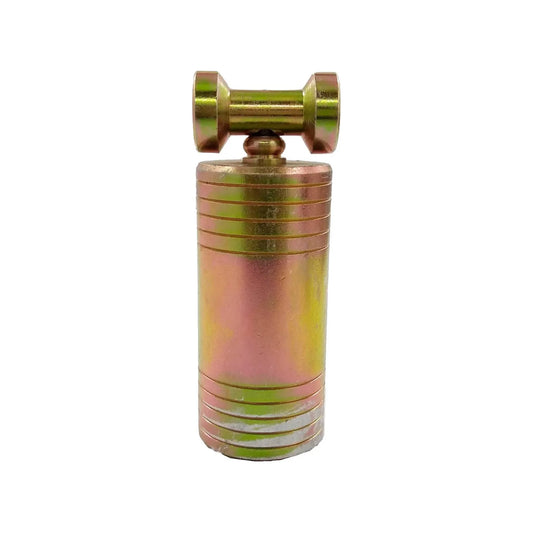 Fabricada en bronce.,Punta rectificada de acero templada.,Incluye punta de repuesto.,Plomada de 454 g