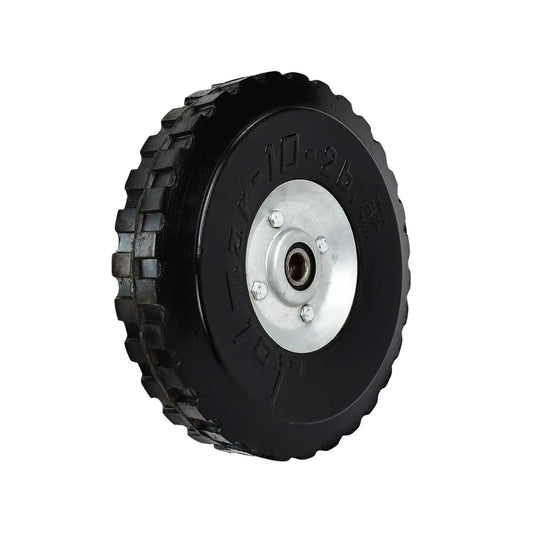 Rueda hule de 10"x2", Para diablo., Rin de rayos.