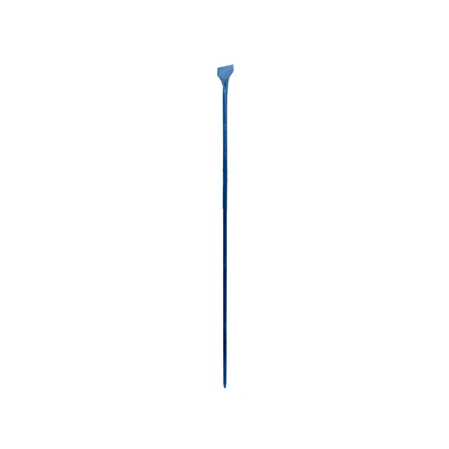 Barra de acero tipo cuña color azul de 60 pulgadas para palanca, demolición y remoción de escombros