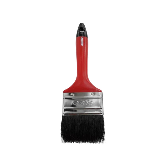 Optima aplicación y diseño.,Brocha 100% cerda natural.,Mango ligero para un trabajo más cómodo.,Para pinturas vinílicas esmaltes lacas y barnices.