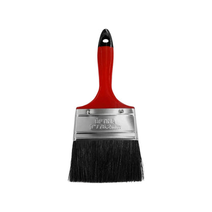 Brocha de pintar Optima 3 pulgadas (76.2mm) mango rojo con cerdas negras