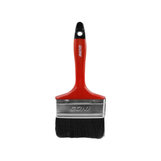 Optima aplicación y diseño.,Brocha 100% cerda natural.,Mango ligero para un trabajo más cómodo.,Para pinturas vinílicas esmaltes lacas y barnices.