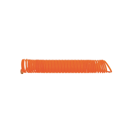 Fabricada de hule.,Manguera de 1/4"x15 metros.,Conectores de acero galvanizado de 6,35 mm (0,25 in).,Presión máxima 500 PSI