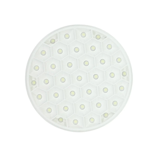 Luminaria LED,18 W,Equivalente a 140 W,1260 lm,110 a 255 V,Diámetro interior de 10 cm,Diámetro exterior 14.5cm, ideal para cubrir el bote.,Para bote, plafón o registro.,Para casa u oficina