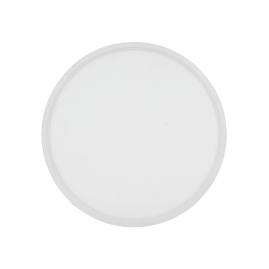 Lámpara panel LED redonda blanca de sobreponer, 24W, con 3 tonos de luz