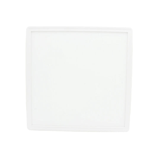 Lámpara panel LED cuadrada blanca de 24W para sobreponer, iluminación moderna y eficiente