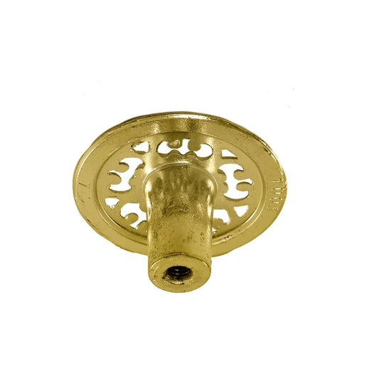 Acabado latón brillante.,Jaladera para mueble.,Alto: 22 mm,Línea tradicional.