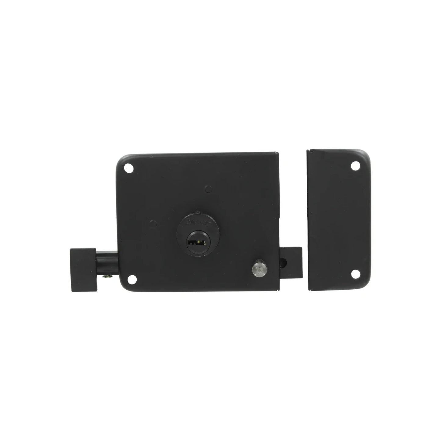 Cerradura/Chapa 715 sobreponer derecha negro mate Austral TKSI 212647