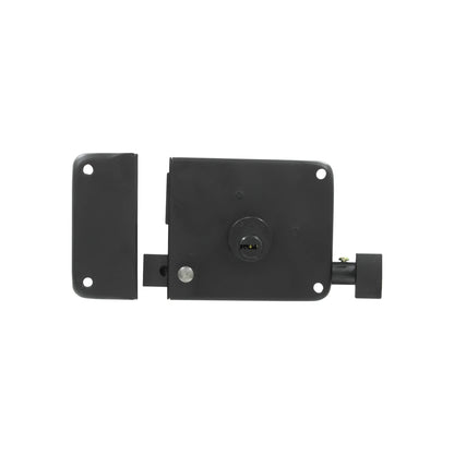 Cerradura/Chapa 715 sobreponer izquierda negro mate Austral TKSI 212648