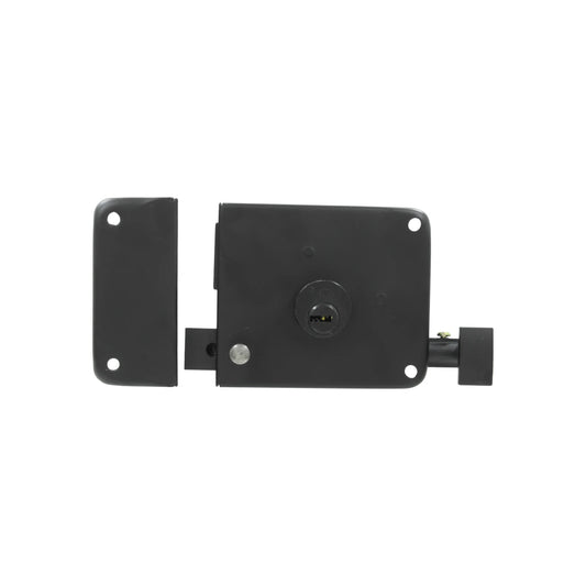 Cerradura/Chapa 715 sobreponer izquierda negro mate Austral TKSI 212648