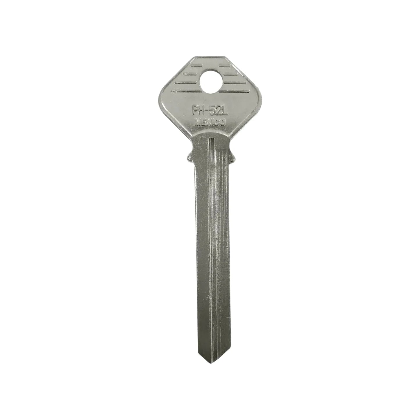 Forja de llave PH-52L niquelada para cerrajería, repuesto para duplicado de llaves