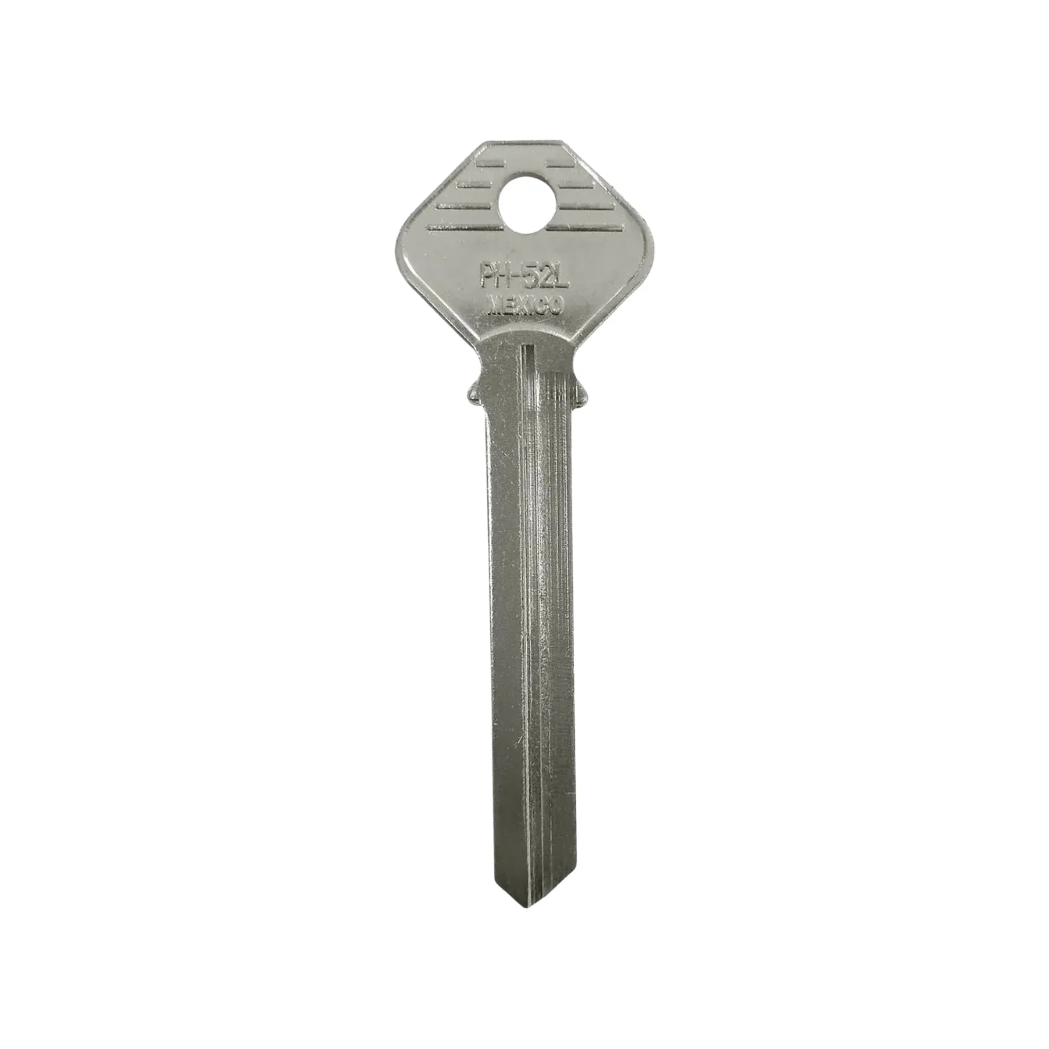 Forja de llave PH-52L niquelada para cerrajería, repuesto para duplicado de llaves