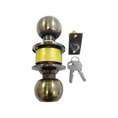 Cerradura/Chapa esfera para recámara cobre Austral 232266