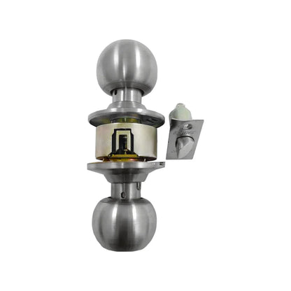 Cerradura/Chapa esfera para recámara cromada Austral 232278