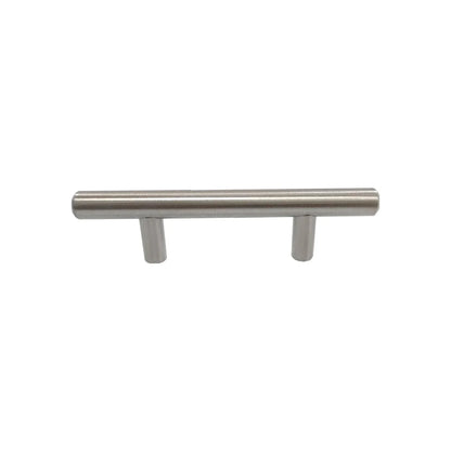 Jaladera 64 mm barra níquel satinado cepillado Rish 8124/64