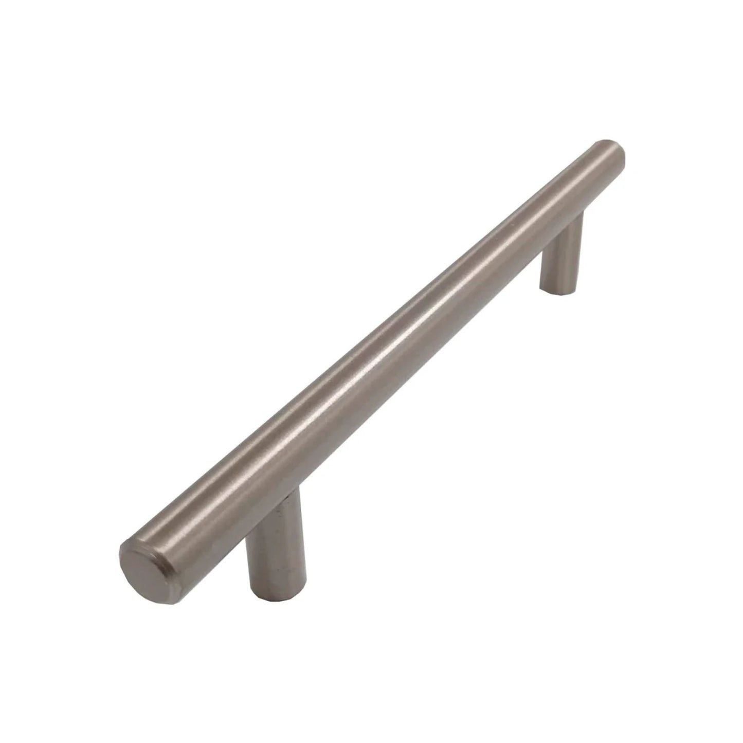 Jaladera de barra níquel satinado cepillado 160mm para gabinetes y cajones de cocina modernos