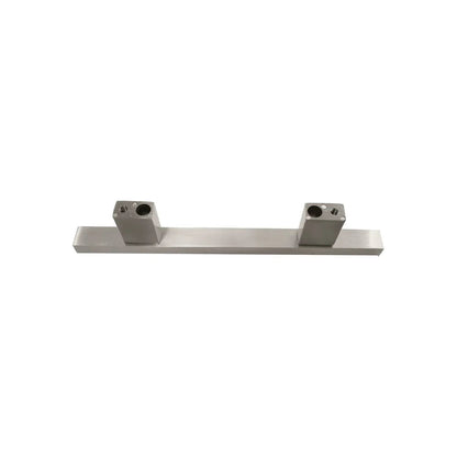 Jaladera rectangular de mueble níquel satinado cepillado, tirador moderno para cajones y gabinetes