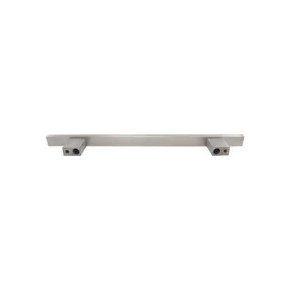 Jaladera rectangular 160mm níquel satinado cepillado, herraje moderno para muebles, cajones y gabinetes.