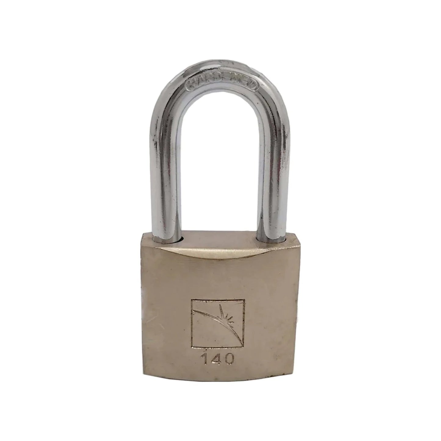 Candado de seguridad 40mm con gancho largo endurecido, cuerpo metálico bronce