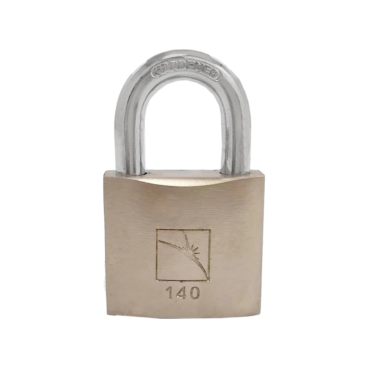 Candado Austral 140 de bronce 40mm, gancho corto endurecido para alta seguridad