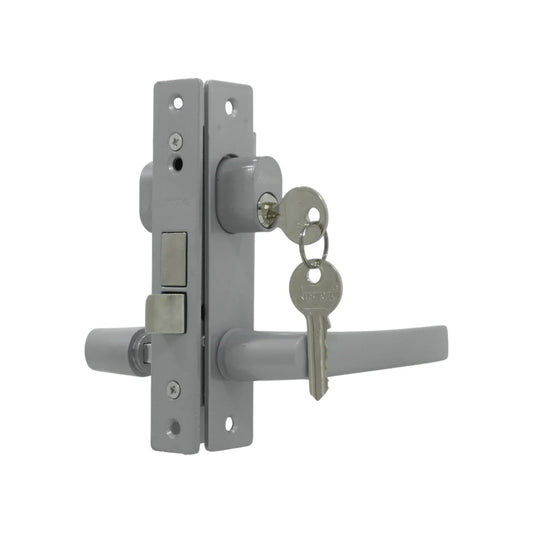 Cerradura/Chapa para puerta de aluminio cromo satinado Austral 639 DCCS