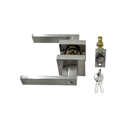Cerradura/Chapa de palanca para recámara Inoxx Italy 1602 CDM-E-NS milan